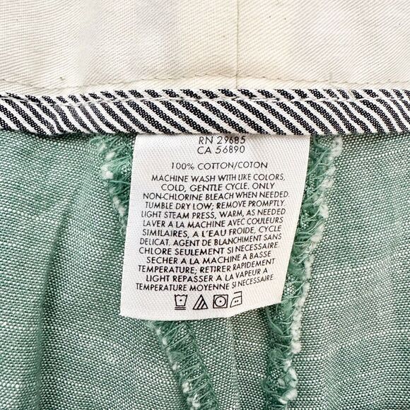 Pendleton Men's Green Cotton Shorts Sz 36 100% Cotton 10" Inseem - Picture 6 of 8